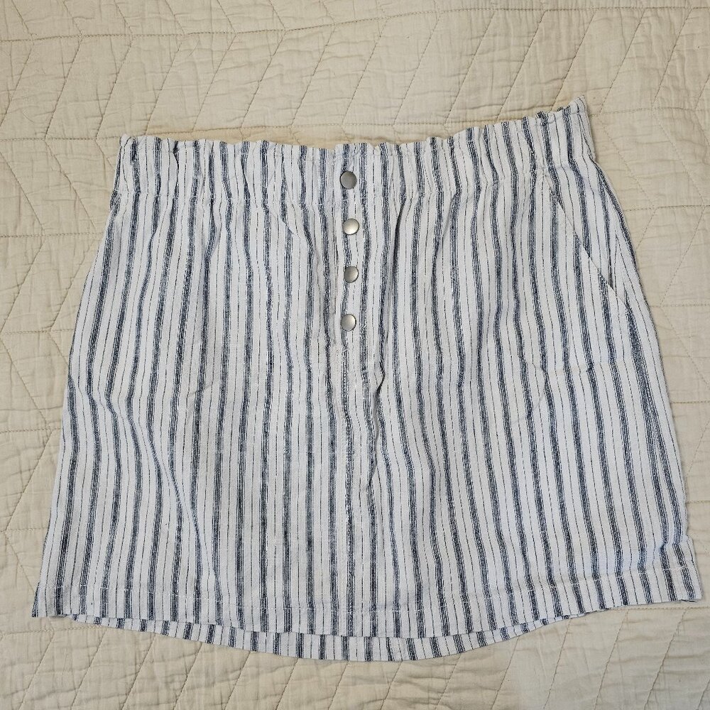 Blue & White Stripped Skort - NWT